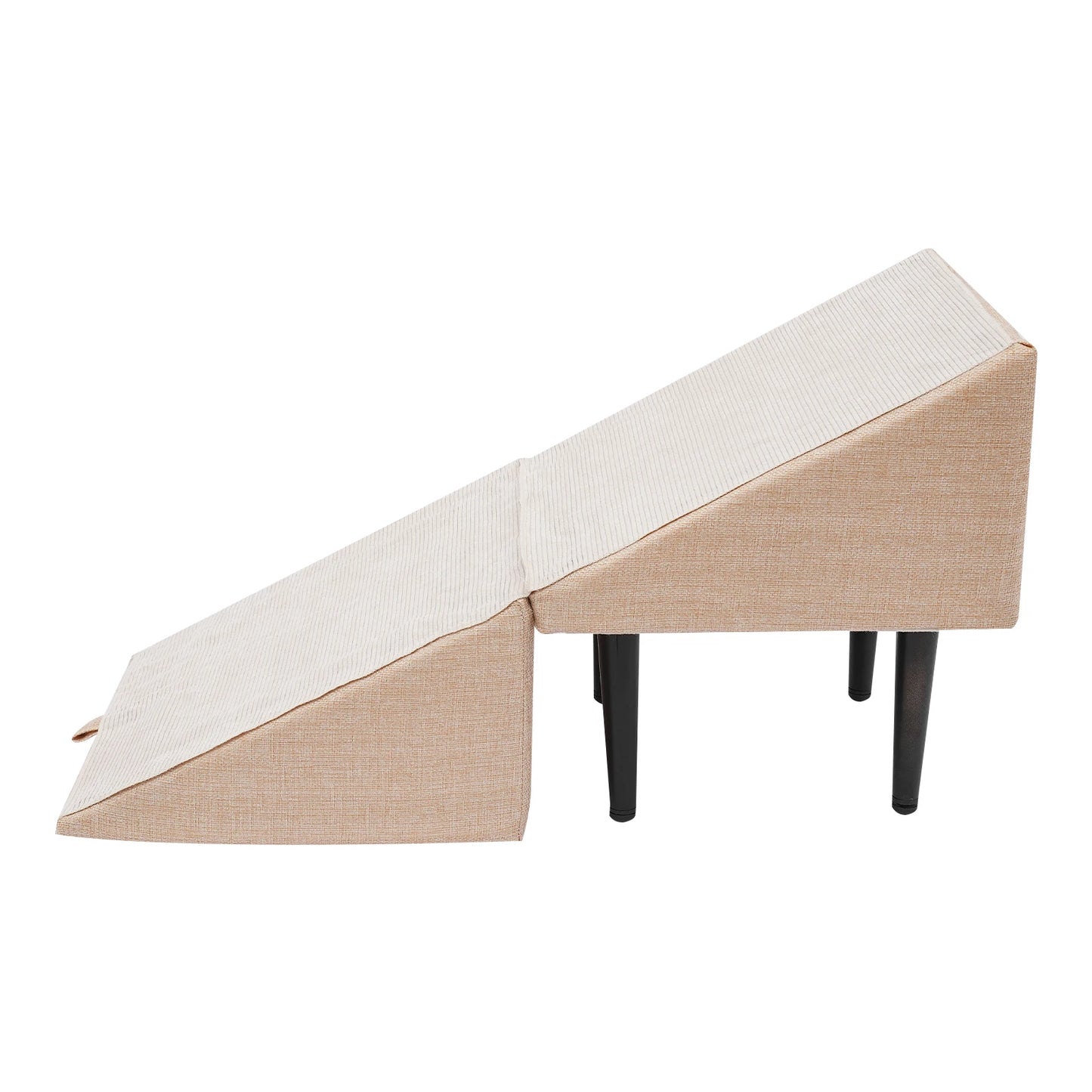 Split Pet Ramp 2 in 1 Lightweight Folding Pet Ramps Stairs Folding Dog Stairs for Bed and Sofa Ideal for Small Dogs and Cats